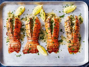 Grilled Lobster Tails with Lemon & Herb Butter | Charcoal HK