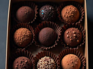 Black Sesame Chocolate Truffles | Lotus Grill
