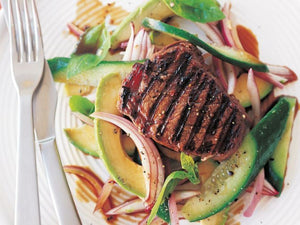 Chargrilled Chilli Beef with Avocado | Lotus Grill
