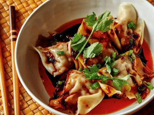 Wontons in Chili Oil | Lotus Grill