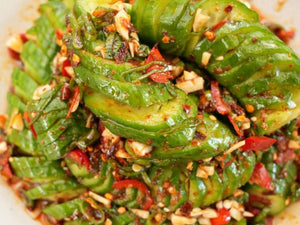 Chili Garlic Cucumber Salad | Lotus Grill Hong Kong