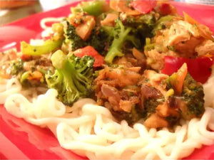 Stir-Fried Chicken with Tofu and Mixed Vegetables | Lotus Grill Hong Kong