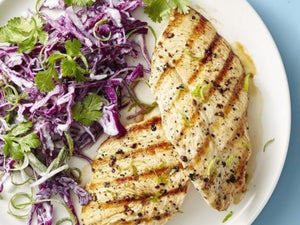 Grilled Chicken With Coconut-lime Slaw | Lotus Grill Hong Kong