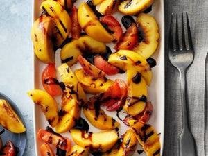 Grilled Stone Fruits with Balsamic Syrup | Lotus Grill Hong Kong | Charcoal HK