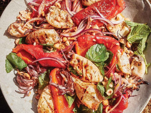 Garlicky Grilled Squid With Marinated Peppers | Lotus Grill Hong Kong | Charcoal HK