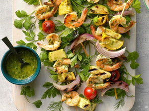 Lime And Dill Chimichurri Shrimp | Lotus Grill Hong Kong