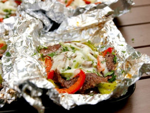 Philly Cheesesteak Foil Packs | Lotus Grill Hong Kong | Charcoal HK