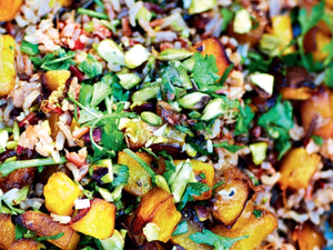 Wild, Red and Brown Rice Salad With Roasted Pumpkin | Lotus Grill Hong Kong