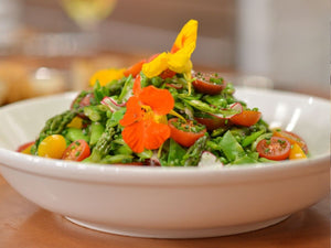 Spring Vegetable Salad with Honey-Lemon Vinaigrette | Charcoal HK