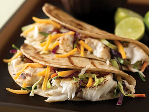 How to prepare Grilled Fish Tacos with Coleslaw ?
