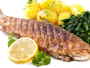 Grilled Trout with Lemon Butter | Lotus Grill