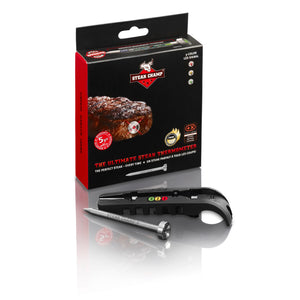 Grill it like a professional using the Steak Champ Thermometer – Perfect steak everytime!