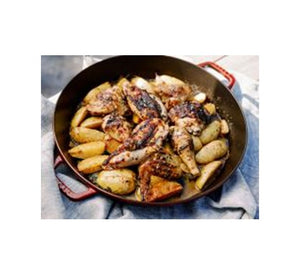 Lemon Potatoes, Mom´s Chicken, the LotusGrill and a Paella Pan