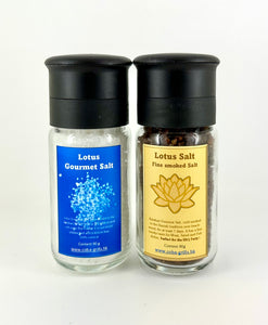 Lotus Gourmet Coarse and Smoked Salt....New!New!