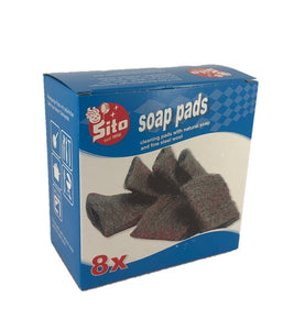 8 Soap Pads with natural soap